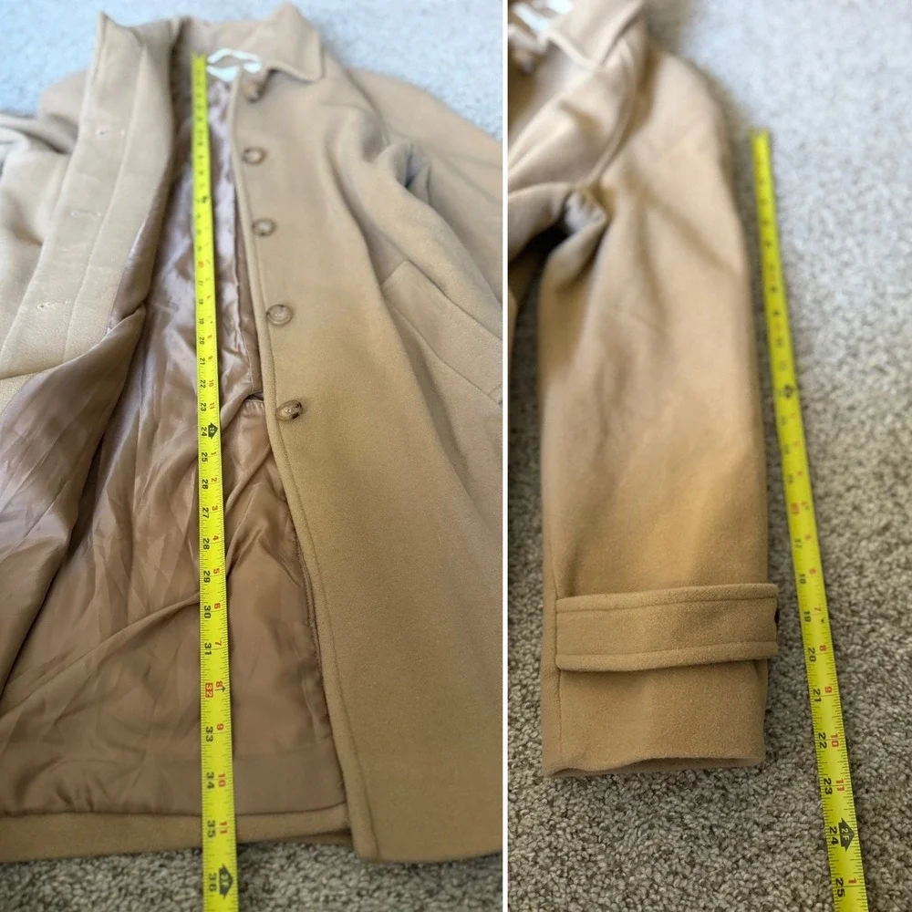 Larry Levine Tan Coat - Picture 6 of 12